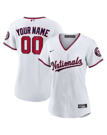 Washington Nationals Women's Custom Jersey - White