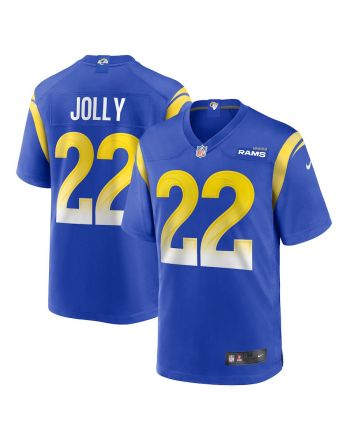 Shaun Jolly 22 Los Angeles Rams Game Men Jersey - Royal