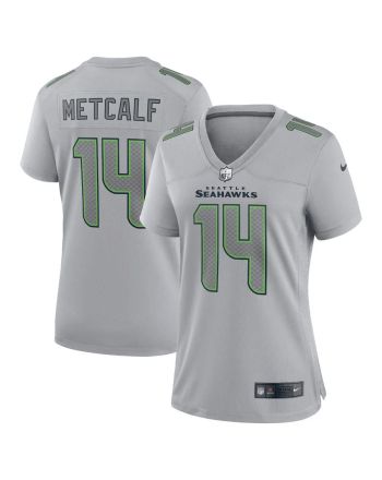 DK Metcalf 14 Seattle Seahawks Women's Atmosphere Fashion Game Jersey - Gray