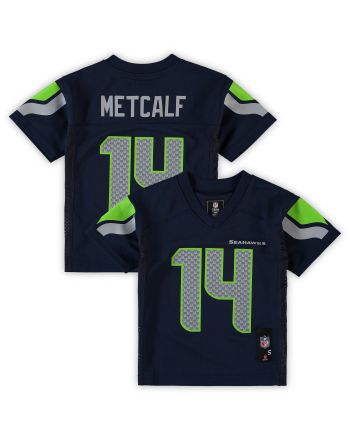 DK Metcalf 14 Seattle Seahawks Preschool Game Jersey - College Navy