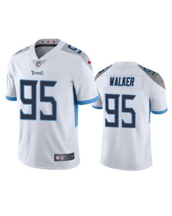 DeMarcus Walker 95 Tennessee Titans White Vapor Limited Jersey