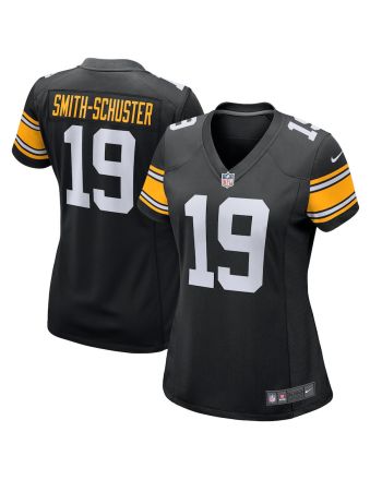 JuJu Smith-Schuster 19 Pittsburgh Steelers Women's Alternate Jersey - Black