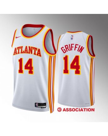 Atlanta Hawks AJ Griffin 14 2022-23 Association Edition White Jersey Swingman