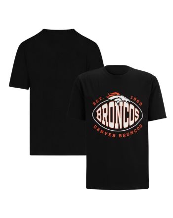 Denver Broncos Est.1960 Trap T-Shirt - Black