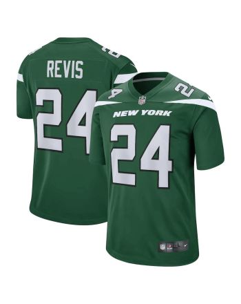 Darrelle Revis 24 New York Jets Men Retired Player Game Jersey - Green