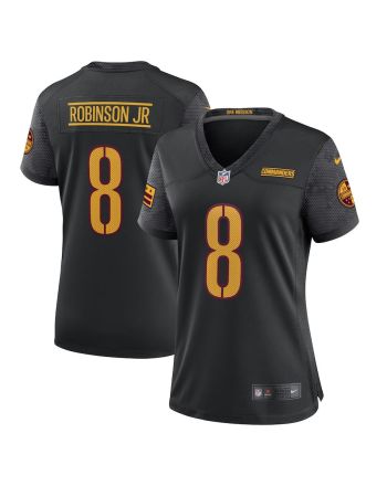 Brian Robinson Jr. 8 Washington Commanders Women Game Jersey - Black