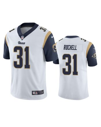 Los Angeles Rams Robert Rochell 31 White Vapor Limited Jersey