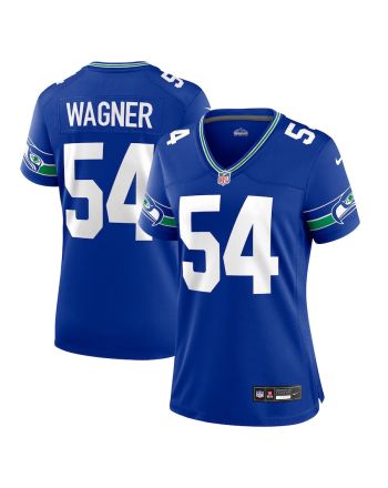 Bobby Wagner 54 Seattle Seahawks Women's Throwback Player Game Jersey - Royal