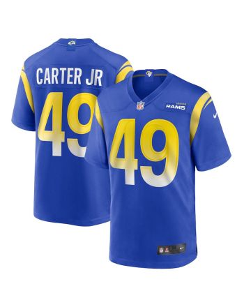 Roger Carter Jr. Los Angeles Rams Game Player Jersey - Royal