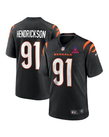 Trey Hendrickson 91 Cincinnati Bengals 2024 Pro Bowl Patch Game Men Jersey - Black