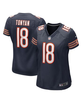 Robert Tonyan 18 Chicago Bears Women's Game Jersey - Navy