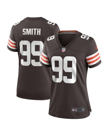 Za'Darius Smith 99 Cleveland Browns Women Team Game Jersey - Brown