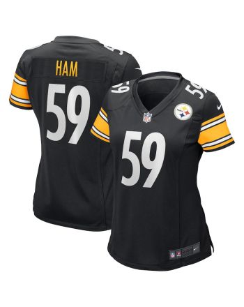 Jack Ham 59 Pittsburgh Steelers Women Game Retired Jersey - Black