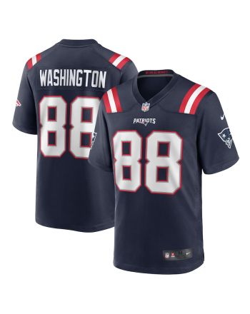 Scotty Washington 88 New England Patriots Game Men Jersey - Navy