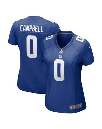 Parris Campbell 0 New York Giants Women's Game Jersey - Royal