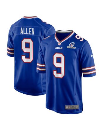 Kyle Allen 9 Buffalo Bills 2024 Divisional Patch Game Men Jersey - Royal