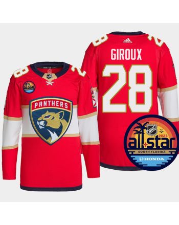 Claude Giroux 28 Florida Panthers 2023 All-Star Game Jersey Red Equipment