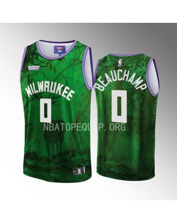 MarJon Beauchamp 0 Milwaukee Bucks NBA & KidSuper Studios Unisex Hometown Jersey