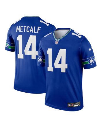 DK Metcalf 14 Seattle Seahawks Throwback Legend Player Men Jersey - Royal