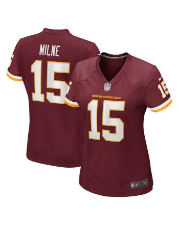 Dax Milne 15 Washington Commanders Football Team Game Women Jersey - Burgundy