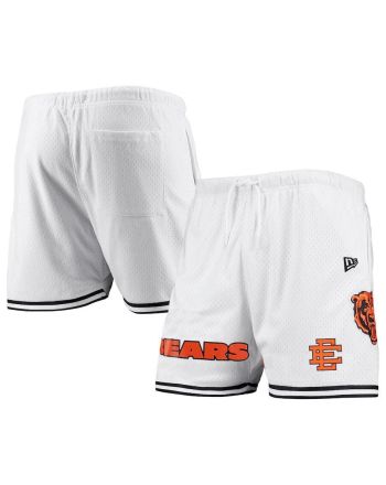 Chicago Bears Logo Team White/Black Mesh Shorts - Men