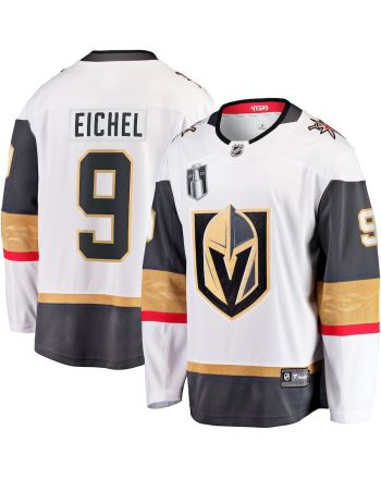 Jack Eichel 9 Vegas Golden Knights 2023 Stanley Cup Final Away Breakaway Player Jersey - White