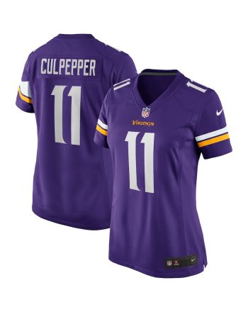 Daunte Culpepper 11 Minnesota Vikings Women Game Retired Jersey - Purple