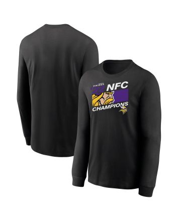 Minnesota Vikings NFC Champions Iconic Black Men Sweatshirt