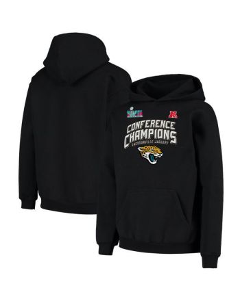 Jacksonville Jaguars AFC Conference Champions Black Pullover Hoodie