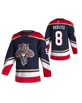 Florida Panthers 8 Matt Kiersted 2023 Reverse Retro Blue Jersey Jersey