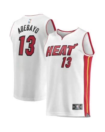 Bam Adebayo Miami Heat Fast Break Player Jersey - Association Edition - White