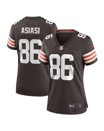 Devin Asiasi 86 Cleveland Browns Women Game Jersey - Brown