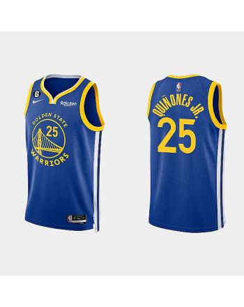 Golden State Warriors 25 Lester Quinones 2022-23 Icon Edition Royal Men Jersey