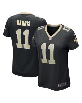 Deonte Harris 11 New Orleans Saints Women's Game Jersey - Black