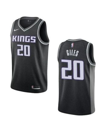 Men's Sacramento Kings 20 Harry Giles Statement Swingman Jersey - Black