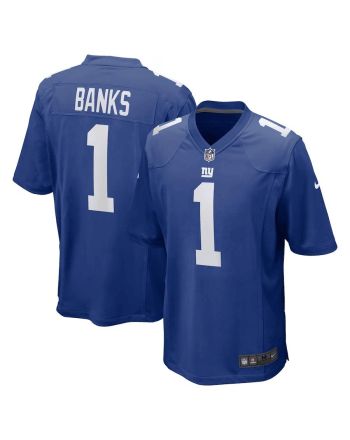 Deonte Banks New York Giants 2023 NFL Draft First Round Pick Game Jersey - Royal