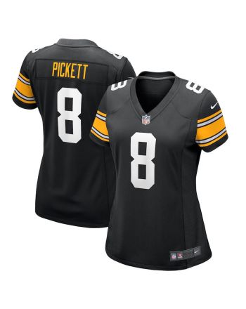 Kenny Pickett 8 Pittsburgh Steelers Women's Alternate Game Jersey - Black