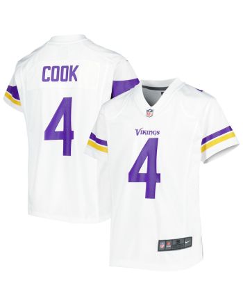 Dalvin Cook 4 Minnesota Vikings YOUTH Game Jersey - White