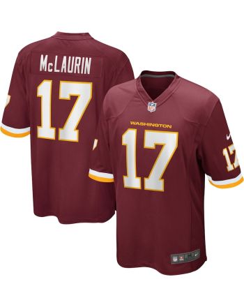 Terry McLaurin 17 Washington Commanders Football Team Men Game Jersey - Burgundy