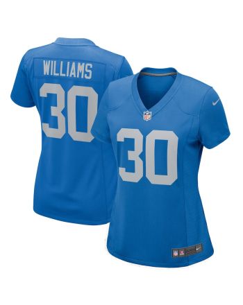 Jamaal Williams Detroit Lions Women's Player Game Jersey - Blue