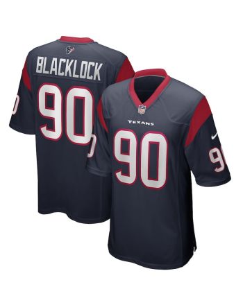 Ross Blacklock 90 Houston Texans Men's Game Jersey - Navy