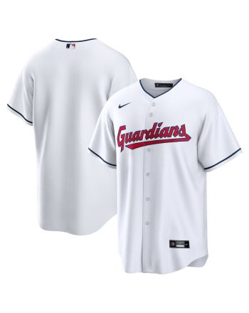 Cleveland Guardians Home Blank Men Jersey - White