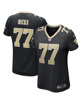 Carl Nicks 77 New Orleans Saints Women's Game Jersey - Black