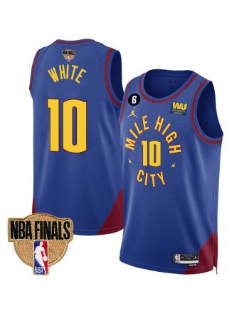 Jack White 10 Denver Nuggets Final Champions 2023 Swingman Jersey - Blue