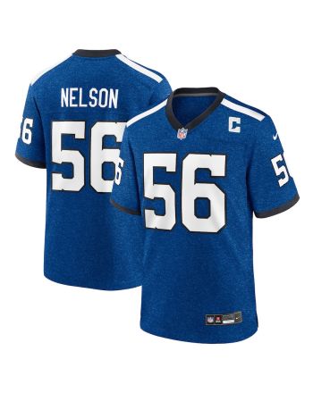 Quenton Nelson 56 Indianapolis Colts Indiana Nights Alternate Game Men Jersey - Royal