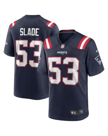 Chris Slade 53 New England Patriots Men Game Retired Jersey - Navy