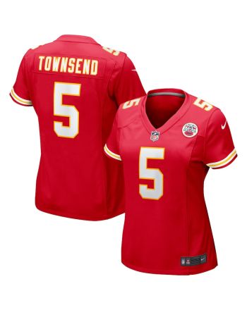 Tommy Townsend 5 Kansas City Chiefs Game Women Jersey - Red