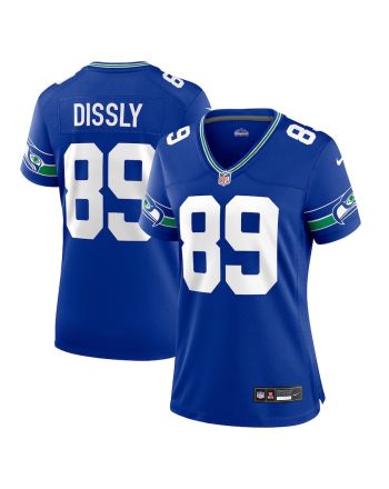 Will Dissly 98 Seattle Seahawks Women's Throwback Player Game Jersey - Royal