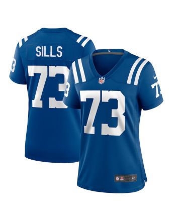 Josh Sills 73 Indianapolis Colts Women Team Game Jersey - Royal