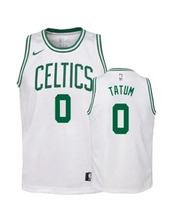 Youth Celtics Jayson Tatum 0 Association White Jersey